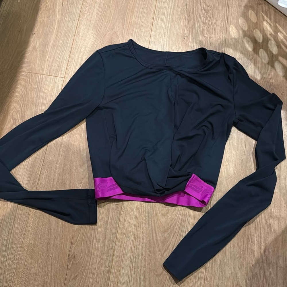 Fabletics Long Sleeve Crop Top